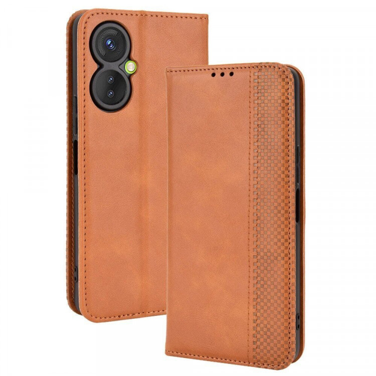 Чехол для Tecno Spark 9 Pro (коричневый)