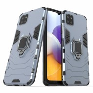 Чехол Armor Ring Holder для Samsung Galaxy A22s 5G (темно-синий)