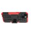 Чехол Hybrid Armor для iPhone 14 Plus (черный + красный)
