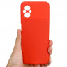 Силиконовый чехол Mobile Shell для Xiaomi Poco M5 4G (красный)