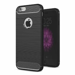 Чехол-накладка Carbon Fibre для iPhone 6 Plus / 6S Plus (черный)