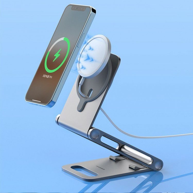 Регулируемая складная алюминиевая подставка Hagibis для смартфона и планшета