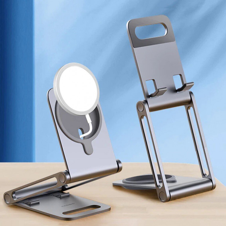 Регулируемая складная алюминиевая подставка Hagibis для смартфона и планшета