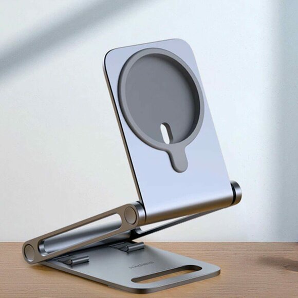 Регулируемая складная алюминиевая подставка Hagibis для смартфона и планшета Регулируемая складная алюминиевая подставка Hagibis для смартфона и планшета