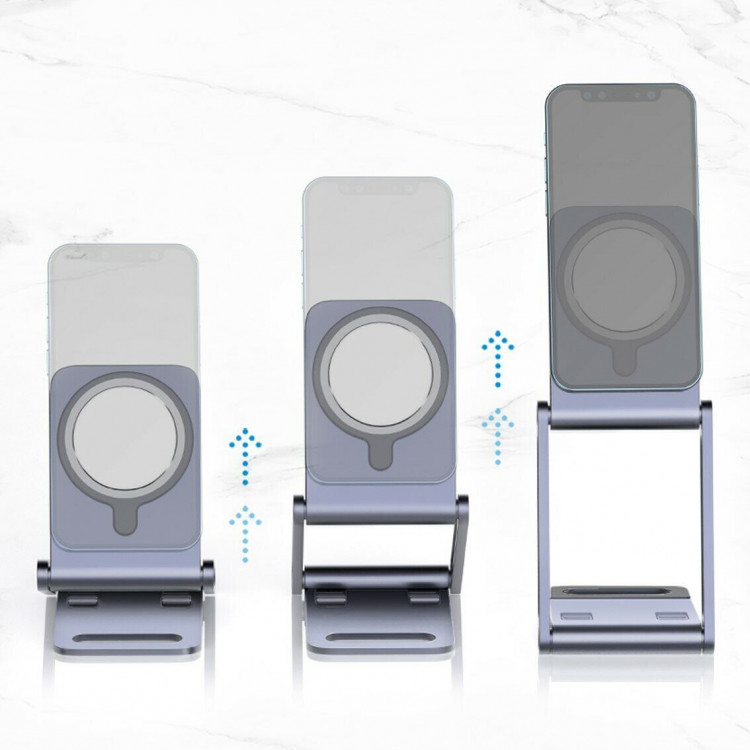 Регулируемая складная алюминиевая подставка Hagibis для смартфона и планшета