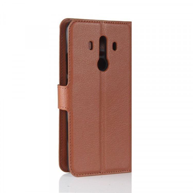 Чехол с визитницей для Huawei Mate 10 Pro (коричневый)