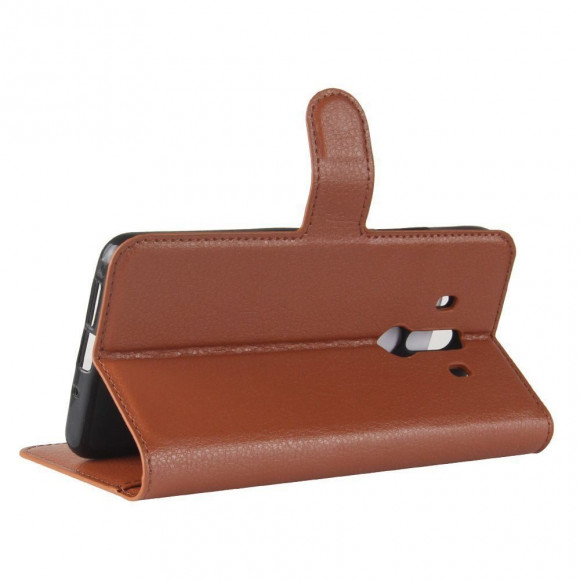 Чехол с визитницей для Huawei Mate 10 Pro (коричневый)