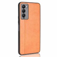 Чехол из экокожи для Tecno Camon 18 / Camon 18 P (оранжевый) Чехол из экокожи для Tecno Camon 18 / Camon 18 P (оранжевый)