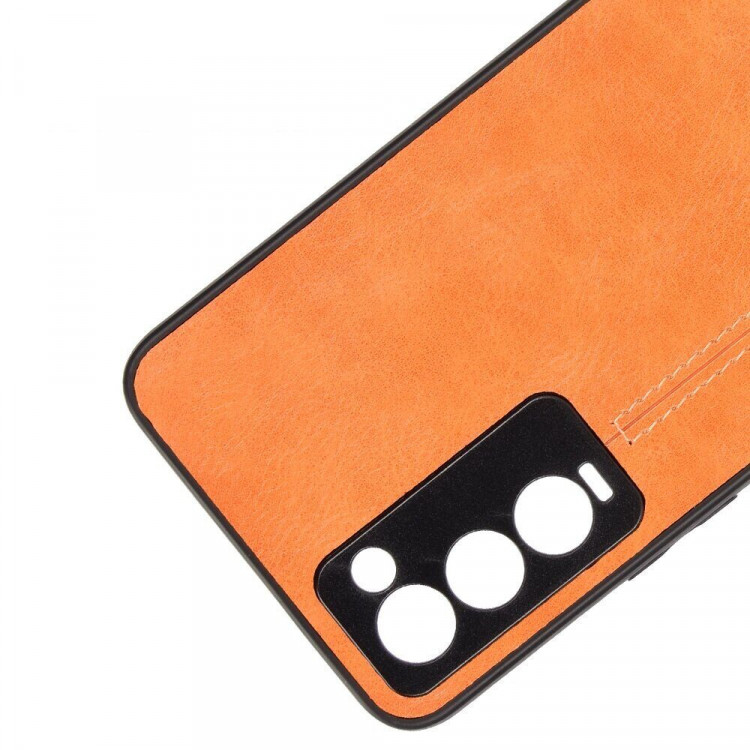 Чехол из экокожи для Tecno Camon 18 / Camon 18 P (оранжевый)