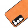 Чехол из экокожи для Tecno Camon 18 / Camon 18 P (оранжевый)