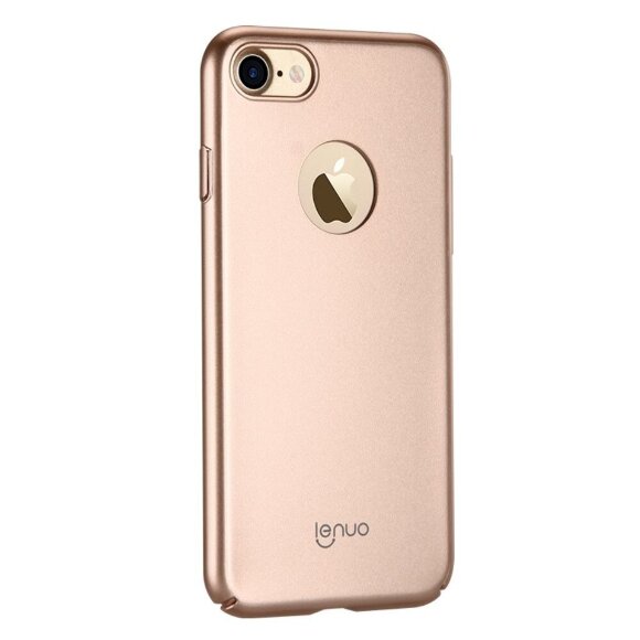 Чехол-накладка LENUO для iPhone 7 (розовое золото)