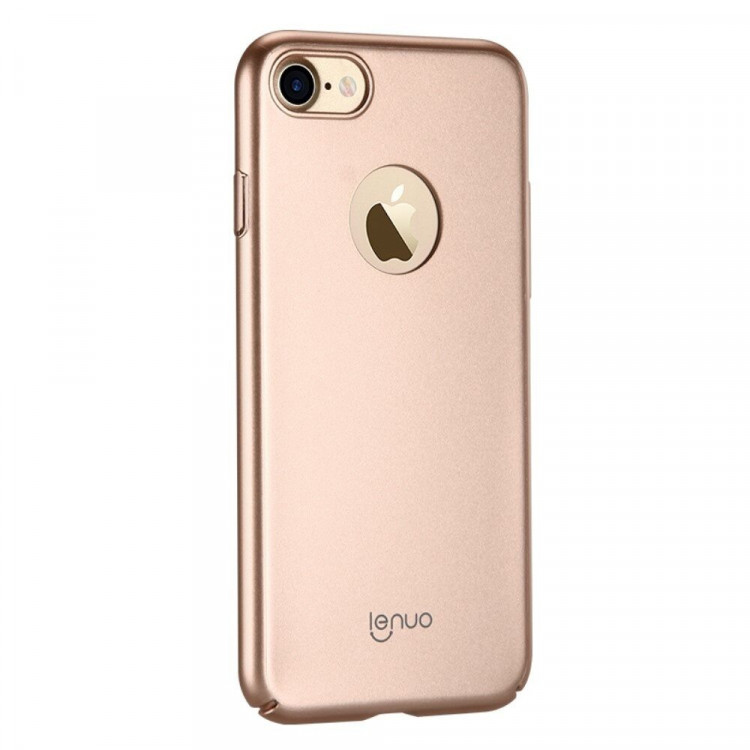 Чехол-накладка LENUO для iPhone 7 (розовое золото)