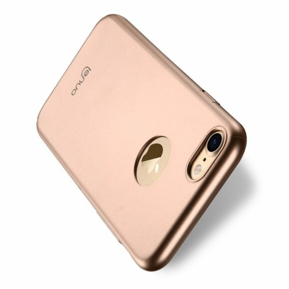 Чехол-накладка LENUO для iPhone 7 (розовое золото)