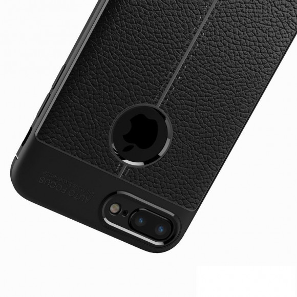 Чехол-накладка Litchi Grain для iPhone 8 Plus / iPhone 7 Plus (черный) Чехол-накладка Litchi Grain для iPhone 8 Plus / iPhone 7 Plus (черный)