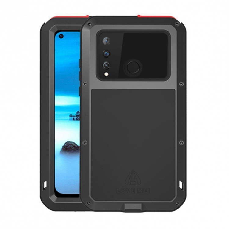 Гибридный чехол LOVE MEI для Huawei nova 4 (черный)