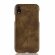 Чехол Litchi Texture для iPhone XR (коричневый)