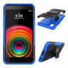 Чехол Hybrid Armor для LG X Power K220DS (черный + голубой)