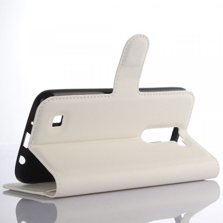 Чехол с визитницей для LG K7 (белый)