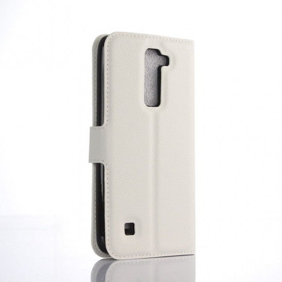 Чехол с визитницей для LG K7 (белый)
