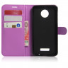 Чехол с визитницей для Motorola Moto Z (фиолетовый)