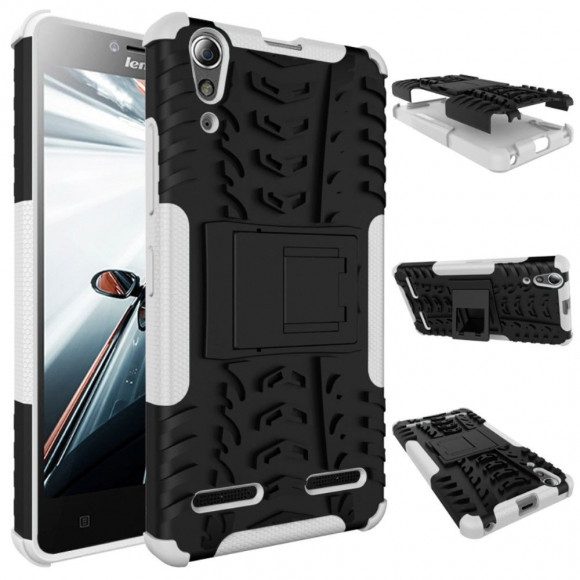 Чехол Hybrid Armor для Lenovo A6000 (черный + белый) Чехол Hybrid Armor для Lenovo A6000 (черный + белый)