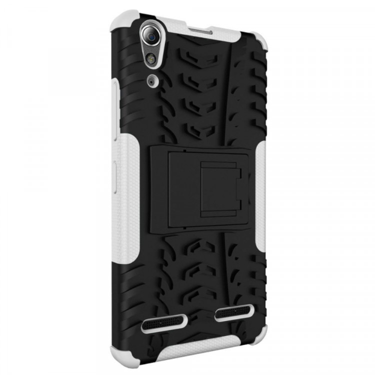 Чехол Hybrid Armor для Lenovo A6000 (черный + белый)
