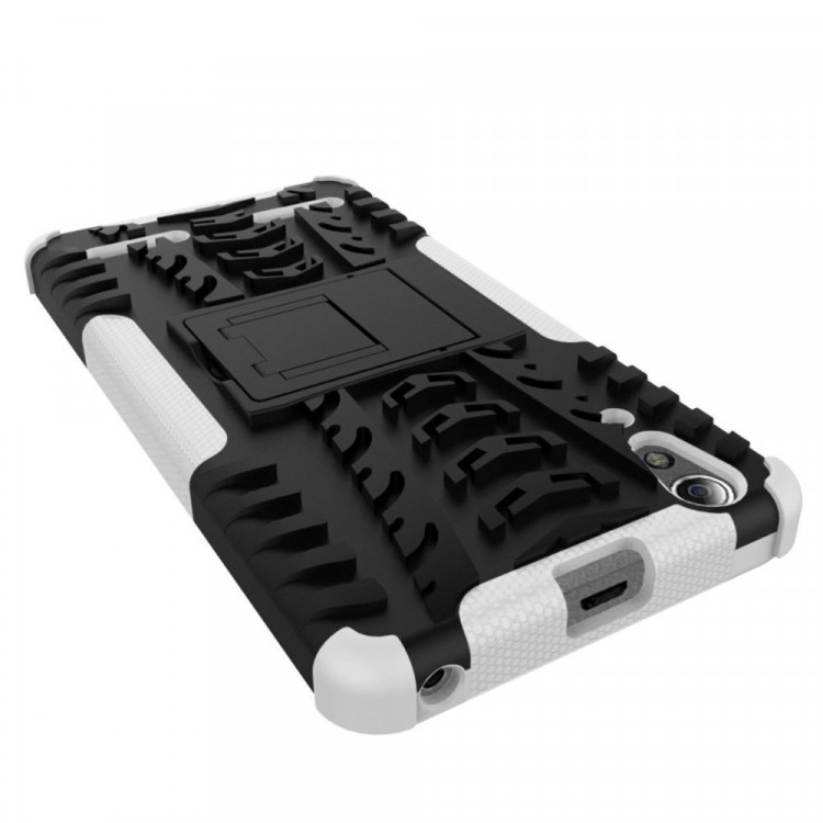 Чехол Hybrid Armor для Lenovo A6000 (черный + белый)