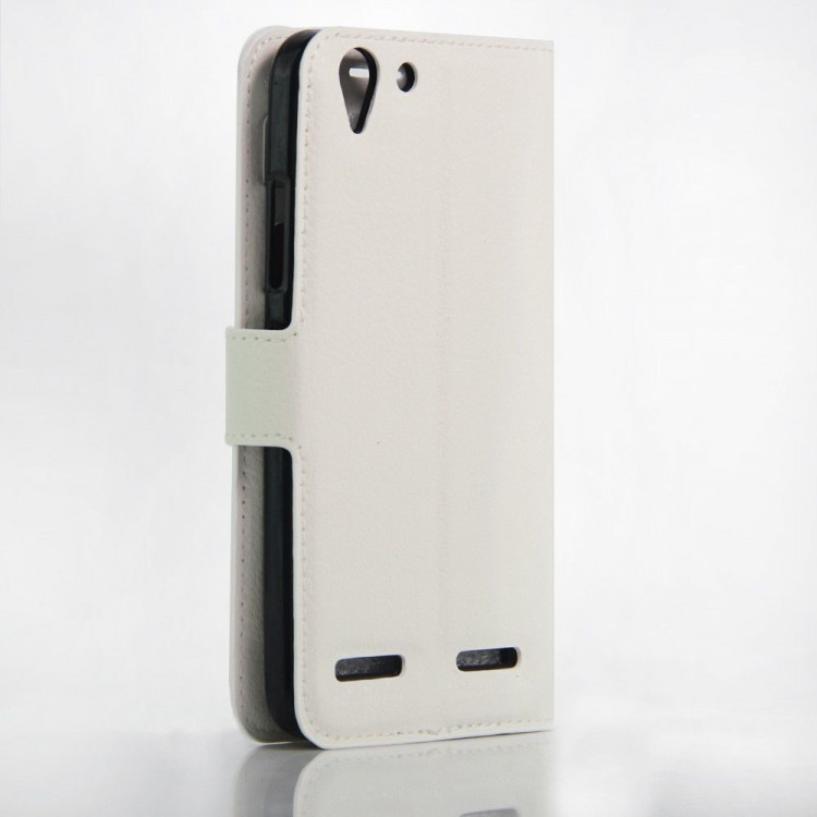 Чехол с визитницей для Lenovo Vibe K5 / K5 Plus (белый)
