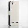 Чехол с визитницей для Lenovo Vibe K5 / K5 Plus (белый)