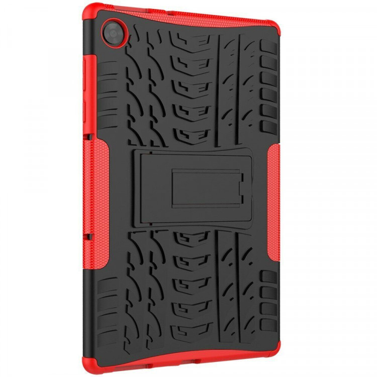 Чехол Hybrid Armor для Lenovo Tab M10 HD, Tab M10 HD Gen 2, TB-X306 (черный + красный)