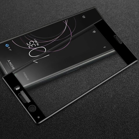 Защитное стекло 3D для Sony Xperia XZ1 Compact (черный)