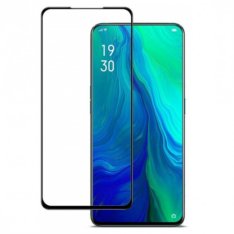 Защитное стекло 3D для Oppo Reno (черный)