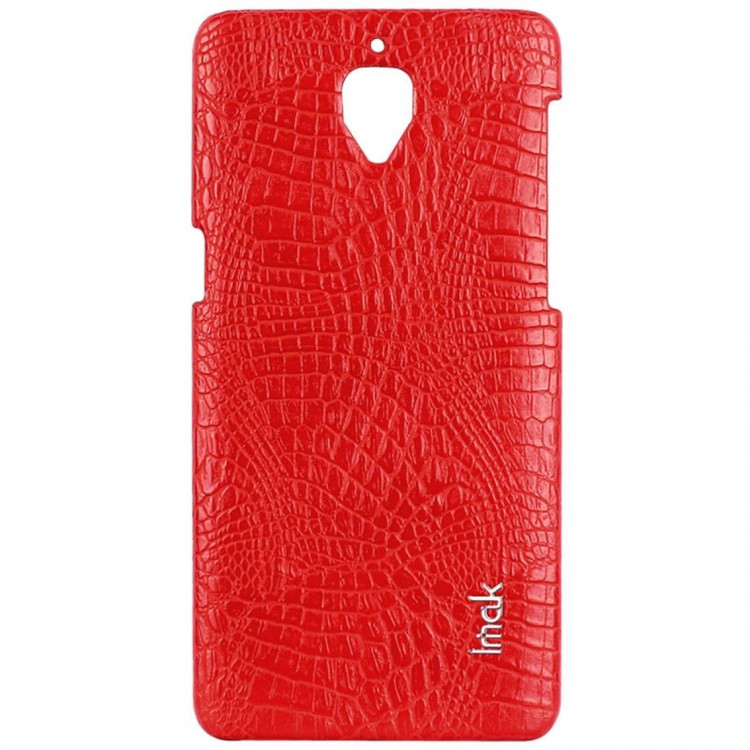 Чехол-накладка iMak Ruiyi Crocodile для OnePlus 3 / OnePlus 3T (красный)