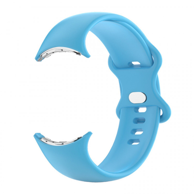 Силиконовый ремешок для Google Pixel Watch - Size Large (голубой)