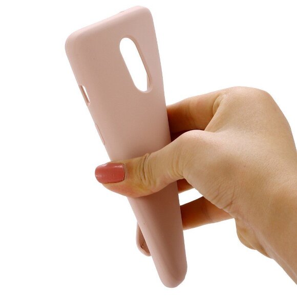 Силиконовый чехол Mobile Shell для OnePlus 7 (розовый)