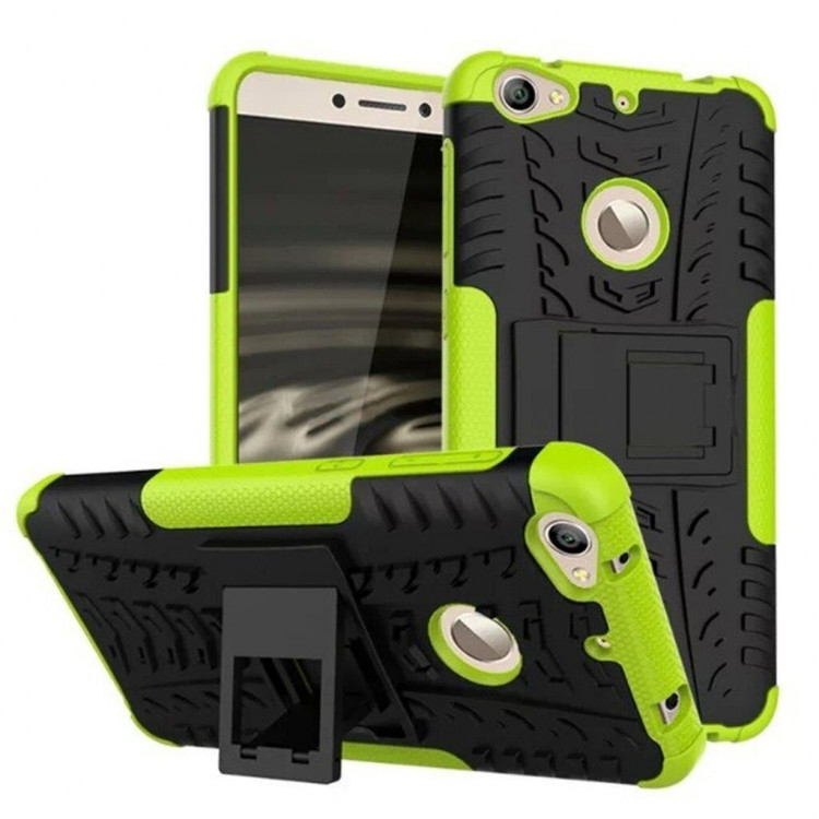 Чехол Hybrid Armor для LeEco Le 1S (черный + зеленый)