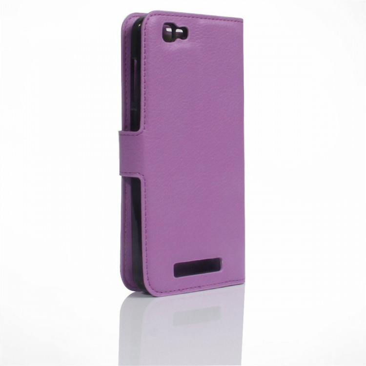 Чехол с визитницей для ZTE Blade A610 (фиолетовый)