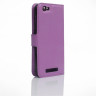 Чехол с визитницей для ZTE Blade A610 (фиолетовый)