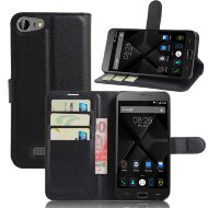 Чехол с визитницей для DOOGEE Y200 (черный) Чехол с визитницей для DOOGEE Y200 (черный)