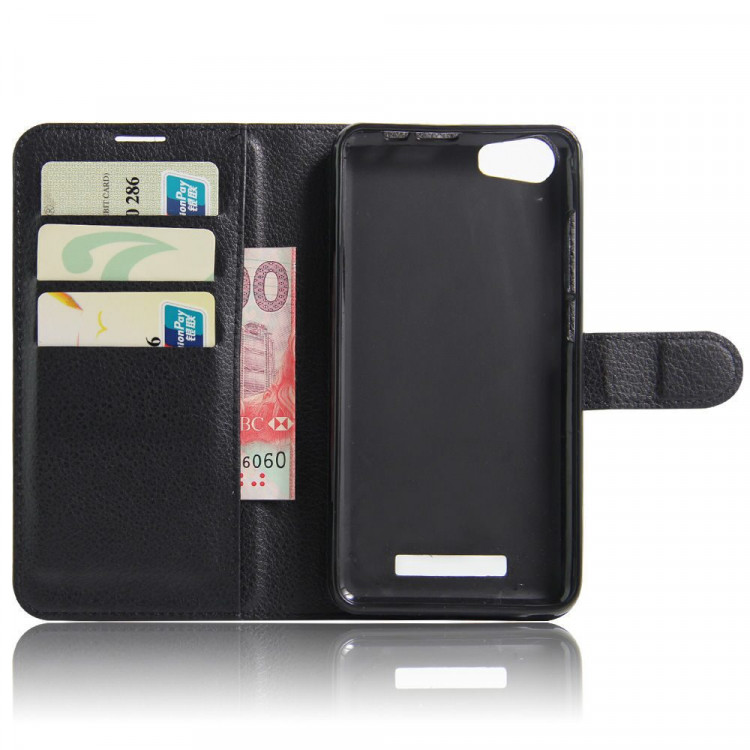Чехол с визитницей для DOOGEE Y200 (черный)