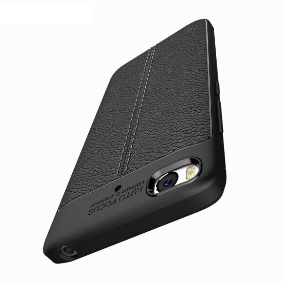 Чехол-накладка Litchi Grain для Xiaomi Mi5S (черный)