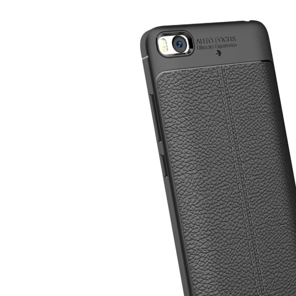 Чехол-накладка Litchi Grain для Xiaomi Mi5S (черный)