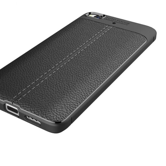 Чехол-накладка Litchi Grain для Xiaomi Mi5S (черный)