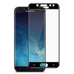 Защитное стекло 3D для Samsung Galaxy J7 2017 (черный)