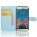 Чехол с визитницей для Samsung Galaxy J5 Prime SM-G570F (голубой)