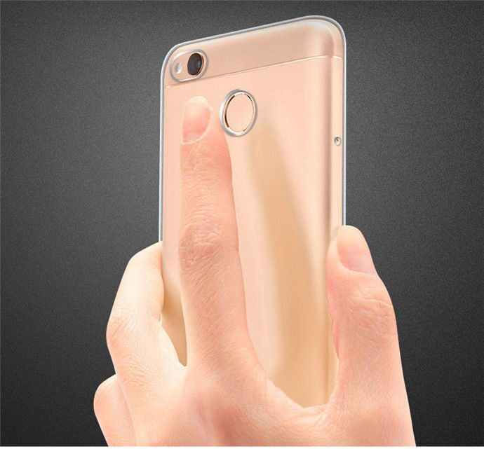Силиконовый TPU чехол для Xiaomi Redmi 4X (прозрачный)