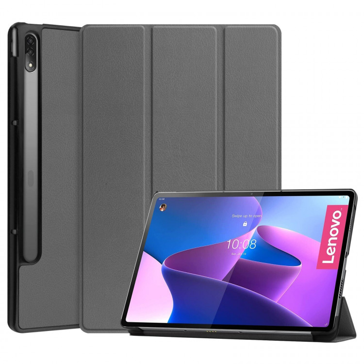 Планшетный чехол для Lenovo Tab P12 Pro TB-Q706F (2021) (серый)