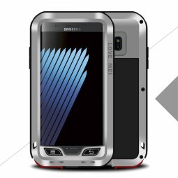 Гибридный чехол LOVE MEI для Samsung Galaxy Note 7 (серебряный)
