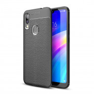 Чехол-накладка Litchi Grain для Xiaomi Redmi 7 / Redmi Y3 (черный)