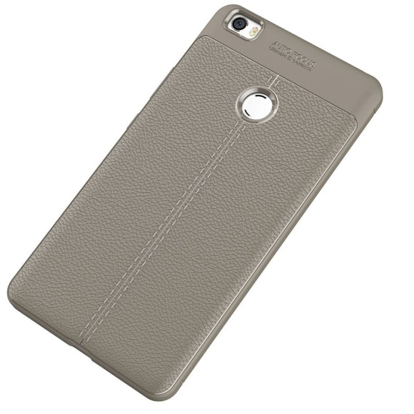 Чехол-накладка Litchi Grain для Xiaomi Mi Max (серый) Чехол-накладка Litchi Grain для Xiaomi Mi Max (серый)